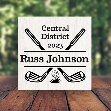 Personalized Golf Champion Golfer Sign Custom Sizes